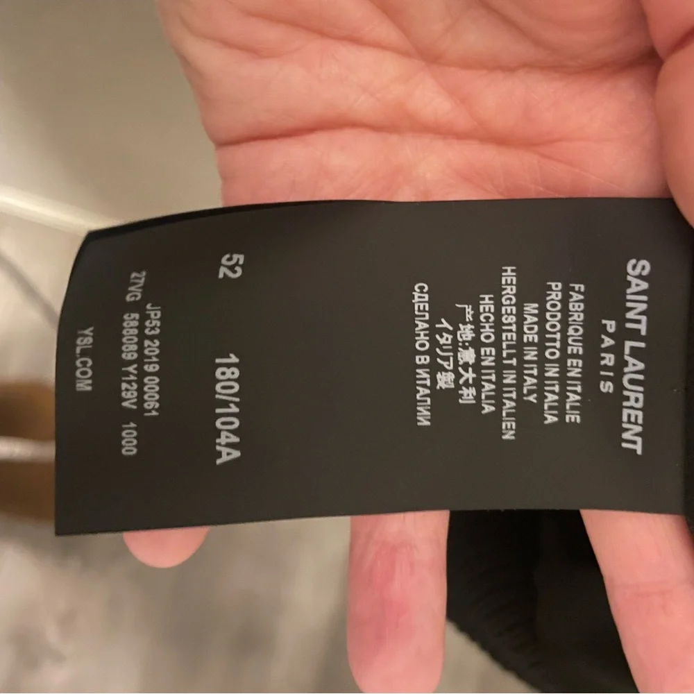 Yves Saint Laurent zip-up varsity bomber jacket - Picture 13 of 16